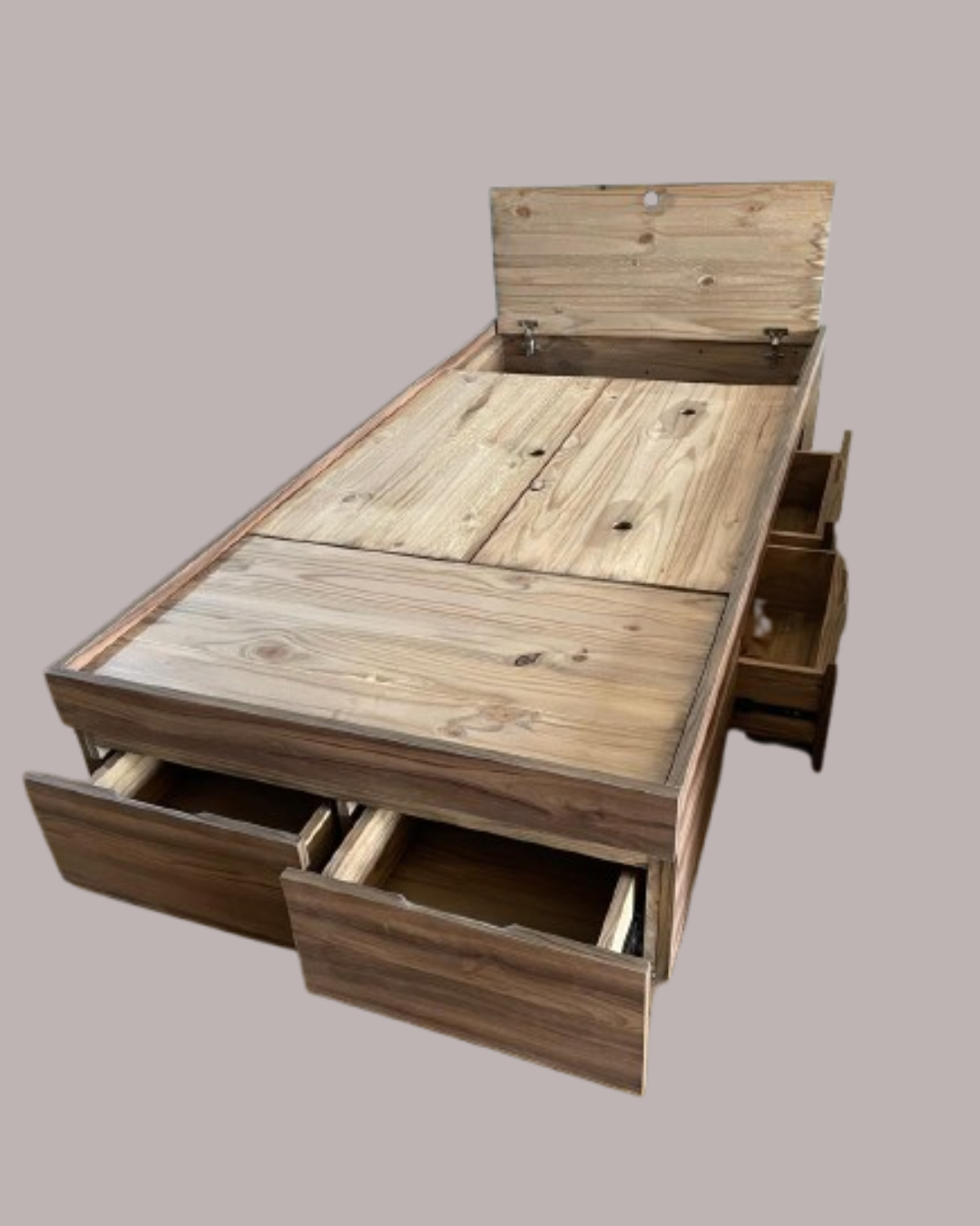 CAMA BOX MILANO 1 PLAZA - Imagen 2